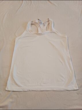 Athleta Momentum Seamless Racerback Tank Top Women's Size Medium White